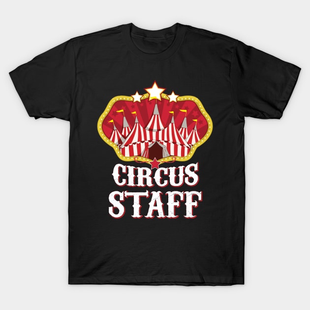 Retro Circus Themed Birthday Party T-Shirt by USProudness